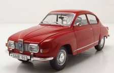 WHITEBOX, SAAB 96 V4 1970 Rouge, échelle 1/24, WBXWB124220