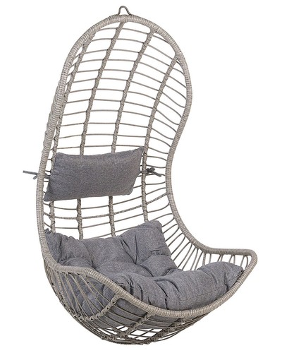 Beliani fauteuil suspendu - suspendu,