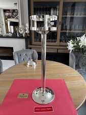 STAND FOOT CHRISTOFLE BUCKET CHAMPAGNE SILVER METAL HT 72CM 20CM VERY NICE CONDITION