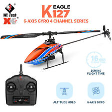WLtoys K127 2.4G 4CH 6-Aixs Gyro Fixed Height Mini RC Helicopter RTF VS V911S