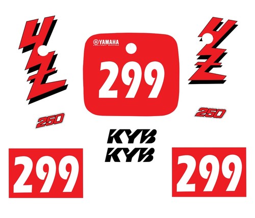 Yamaha 250 1990 - 250, decal