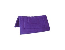 Tapis De Selle - Tough-1 Taille Poney Double Fleece (24" X 24") - Violet