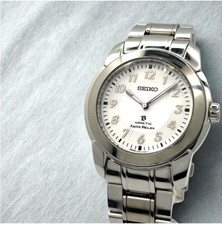 Montre SEIKO Brightz Kinetic Auto Relay 5J21-0A80 cadran blanc argent 39 mm...
