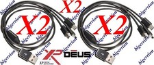 2 Câbles de Charge 6 sorties USB Mini pour Détecteur de Métaux XP DEUS & XP ORX