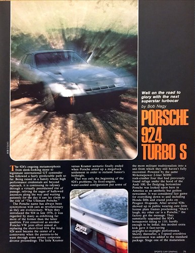 1980 porsche 924 - 1980, s