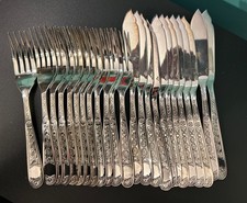 12 Couverts À Poisson Métal