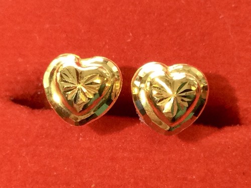 Boucles oreilles coeur or - boucles,