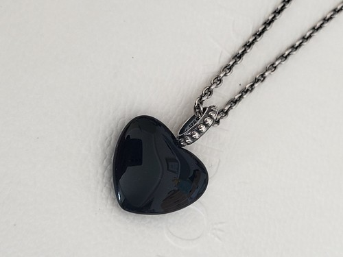 Pandora amor onyx necklace - mi,