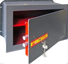 Coffre-Fort 26X18X15 UTILIA Sécurité Bijoux Caisse Forte Double Tirroir Blindat