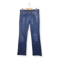 Versace Jeans Couture Womens Size 34W 33L Blue Regular Fit Flared Versace Jeans