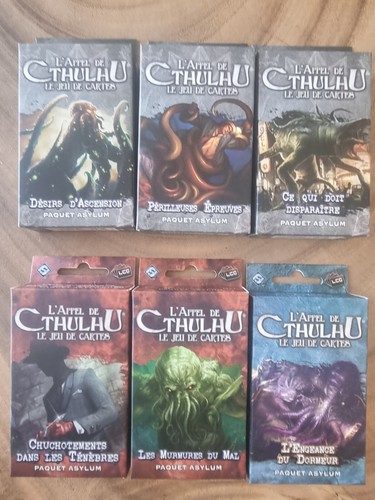Lot appel cthulhu - de, cartes