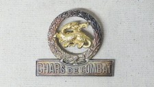 Rare insigne de tankiste chars