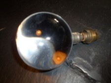 LAMPE VEILLEUSE PAR JACQUES ADNET - ABAT-JOUR ET SOCLE MANQUANTS - PETIT ÉCLAT.