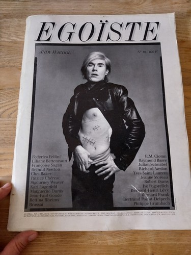 Revue egoiste andy warhol - revue,