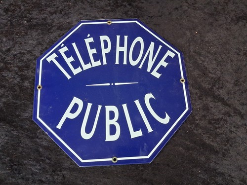 Ancienne plaque emaillee - ancienne,