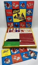 LINO BLOCKS - building set with plastic bricks - 1950/60's - VGC/New