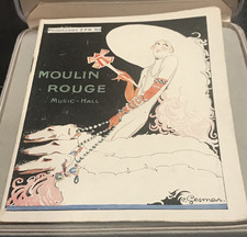 Original 20's Moulin Rouge Music Hall program booklet by E Gesmar w/ Cast Photos