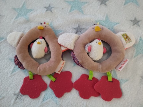 Doudou hochet poule moulin - doudou,