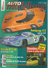 AUTO MODELISME N°134 KOENIGSEGG CCX / PORSCHE 917 LH / VOIT. J. IXKX / BRABHAM