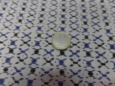 Tissu viscose blanche imprimé africain