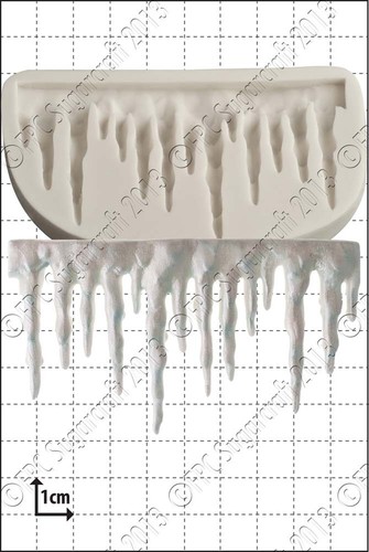 Moule silicone glaçon - silicone, bordure