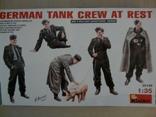Maquette 1/35 MiniArt Ref 35198 German Tank Crew at Rest