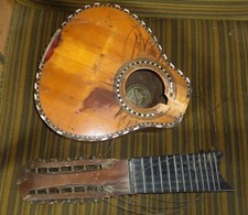rare Guitare 12 cordes ancien Bandurria JTL Jérome Thibouville Lamy vers 1880