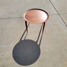 Fritz Hansen 1950s Danish Mid Century Modern Teak Folding Tray Table