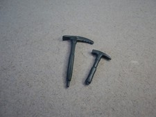 PLAYMOBIL vintage exploration polaire lot piolets gris bleus du set 3464 de 1986