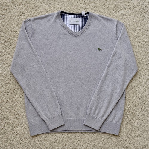 Pull col vintage lacoste - v,