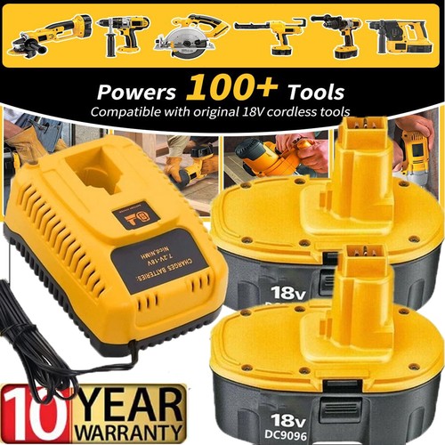 2pack 18v for dewalt - 18, volt