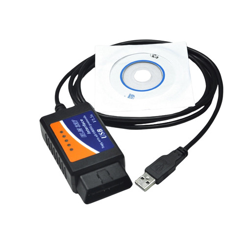 Câble diagnostic elm327 usb - câble,