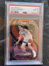 Franz Wagner 2024 Select #157 Red Mojo /20 PSA 10