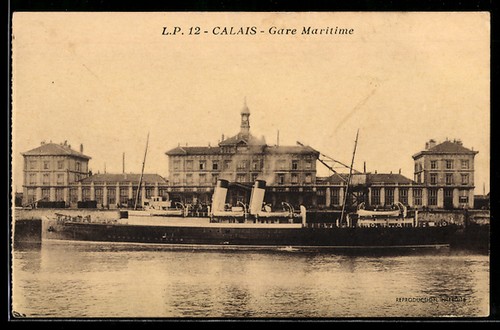 Cpa calais gare maritime - maritime,