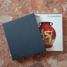 Gio Ponti Le Maioliche Ceramiche Con cartone Biblioteca Via Senato Edizioni