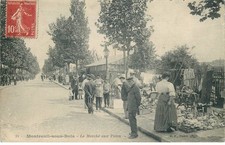 SEINE SAINT DENIS  MONTREUIL  Le marché aux puces