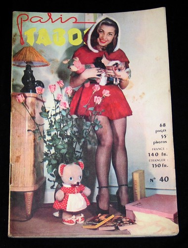 1952 paris tabou pin - paris,