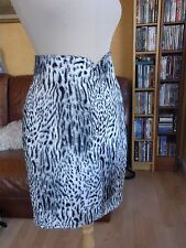 JUPE DROITE Fausse fourrure