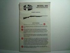 Original Mossberg Model 500 Pump Action Shotgun Owners Manual