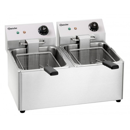 Friteuse inox double - x, 8