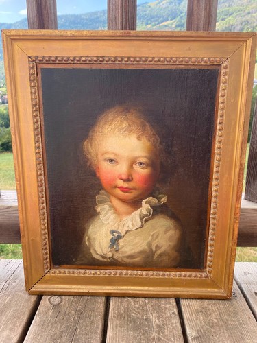 Tableau ancien huile sur - huile, toile