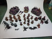 Warhammer 40k Chaos Army. Painted. Predator, Rhino, Dreadnought And Infantry.