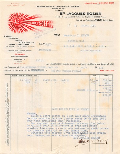 1939 rotins bowens joncs - 1939,