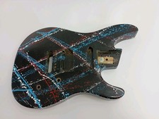 1990 Peavey Tracer USA Guitar Body Paint Splatter Finish 6 Point Tremolo