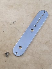 Custom Light NOS Relic Control Plate for Fender Tele Chrome Telecaster Micro Pot