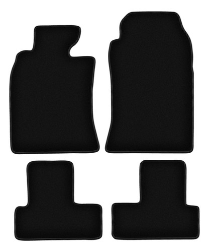 Tapis sol velours noir - velours,