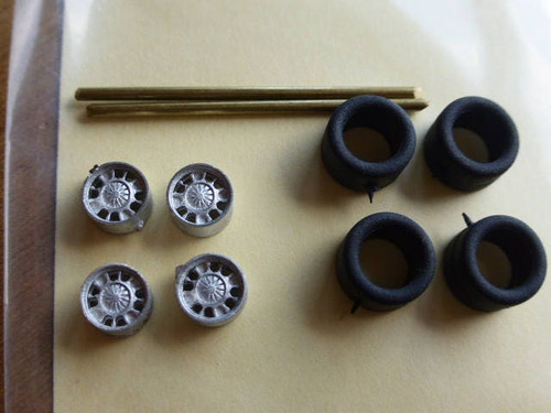 White metal wheels for - 10",