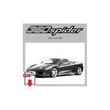 2005 Ferrari 360 Spider spare parts catalogue PDF (uk)