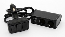 Double prise allume - , 12v