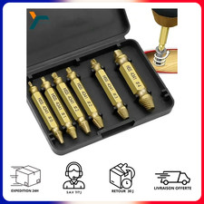 Extracteur De vis cassées Coffret Visseuse Goujons Boulons Têtes Endommagée